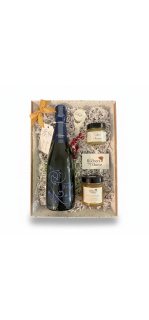 Coffret champagne et gourmandises